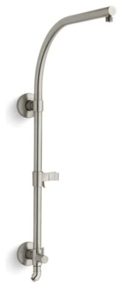 Kohler Hydrorail-R Arch Shower Column, Vibrant Brushed Nickel