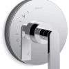 Kohler Composed Rite-Temp Valve Trim With Lever Handle, Polished Chrome