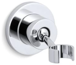 Kohler Stillness Adjustable Wall-Mount Holder, Polished Chrome