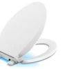 Kohler Cachet Nightlight Quiet-Close W/ Grip-Tight Elongated Toilet Seat, White -Kohler home design 320