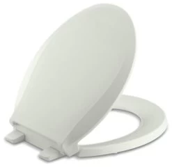 Kohler Cachet Quiet-Close With Grip-Tight Round-Front Toilet Seat, Dune