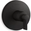 Kohler Components RiteTemp Shower Valve Trim With Lever Handle, Matte Black 1 Kohler Components RiteTemp Shower Valve Trim With Lever Handle, Matte Black -Kohler home design 336