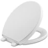 Kohler Reveal Quiet-Close With Grip-Tight Bumpers Round-Front Toilet Seat, White 1 Kohler Reveal Quiet-Close With Grip-Tight Bumpers Round-Front Toilet Seat, White -Kohler home design 353