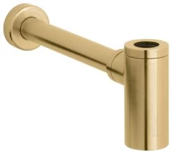 Kohler K-9033 Contemporary Round 1-1/4" Bottle P-Trap - Vibrant Brushed Moderne