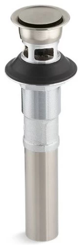 Kohler Pop-Up Clicker Drain, Vibrant Brushed Nickel