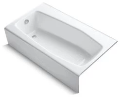 Kohler Villager 60" X 34" Alcove Bath With Left-Hand Drain, White