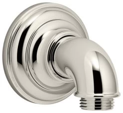 Kohler Artifacts Wall-Mount Supply Elbow, Vibrant Polished Nickel