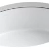 Kohler Verticyl Oval Under-Mount Bathroom Sink, White -Kohler home design 423
