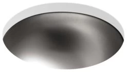 Kohler Bolero Round Drop-In/Under-Mount Bathroom Sink With Satin Finish