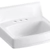 Kohler K-2032-N Greenwich 20-3/4" X 18-1/4" Wall-mount Concealed - White