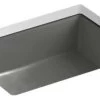 Kohler Verticyl Rectangle Under-Mount Bathroom Sink, Thunder Grey -Kohler home design 471