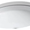 Kohler Canvas Under-Mount Bathroom Sink, White -Kohler home design 476
