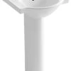 Kohler Veer 21" Pedestal Bathroom Sink With 4" Centerset Faucet Holes, White -Kohler home design 477