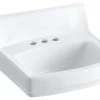 Kohler Greenwich 20-3/4" X 18-1/4" Bathroom Sink W/ 4" Holes, White -Kohler home design 490