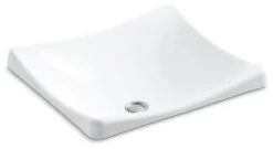 Kohler Demilav Wading Pool Bathroom Sink, White