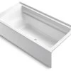 Kohler Archer 72" X 36" Alcove Bath W/ Integral Apron & Right-Hand Drain, White