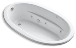 Kohler Sunward 72" X 42" Drop-In Whirlpool, White