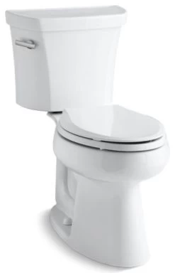 Kohler Highline 2-Piece Elongated 1.6 GPF Toilet W/ Left-Hand Lever, White