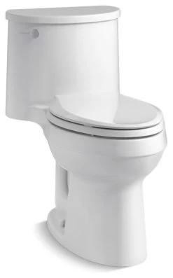 Kohler Adair Comfort Height One-Piece Elongated Toilet, White