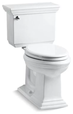 Kohler Memoirs Stately 2-Piece Elongated 1.28 GPF Toilet, White