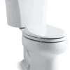 Kohler Wellworth 2-Piece Elongated Dual-Flush Toilet W/ Left-Hand Lever, White -Kohler home design 507
