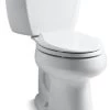 Kohler Highline 2-Piece Elongated 1.28 GPF Toilet W/ Right-Hand Lever, White 2 Kohler Highline 2-Piece Elongated 1.28 GPF Toilet W/ Right-Hand Lever, White -Kohler home design 508