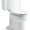 Kohler Devonshire 2-Piece Elongated 1.28 GPF Toilet W/ Left-Hand Lever, White -Kohler home design 512