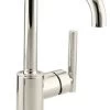 Kohler Purist Single-Hole Kitchen Faucet W/ 6" Spout, Vibrant Polished Nickel -Kohler home design 521