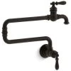 Kohler Artifacts Pot Filler Kitchen Faucet W/ Extended Spout, Oil-Rubbed Bronze -Kohler home design 526