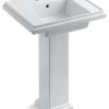 Kohler Tresham 24" Pedestal Bathroom Sink With 4" Centerset Faucet Holes, White 2 Kohler Tresham 24" Pedestal Bathroom Sink With 4" Centerset Faucet Holes, White -Kohler home design 56