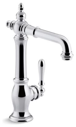 Kohler K-99267 Artifacts 1.5 GPM 1 Hole Bar Faucet - Polished Chrome