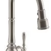 Kohler Artifacts Kitchen Faucet W/ 17-5/8" Pull-Down Spout, Vibrant Stainless 1 Kohler Artifacts Kitchen Faucet W/ 17-5/8" Pull-Down Spout, Vibrant Stainless -Kohler home design 565