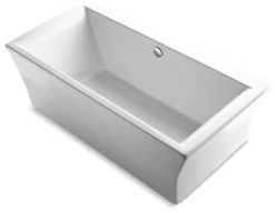 Kohler Stargaze 72" X 36" Freestanding Bath & Center Drain, White