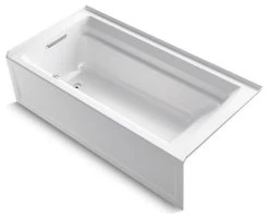 Kohler Archer 72" X 36" Alcove Bath W/ Integral Apron & Left-Hand Drain, White