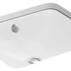 Kohler Iron Plains Drop-In/Under-Mount Bathroom Sink, White -Kohler home design 69