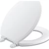 Kohler K-4695 Ridgewood Round Closed-Front Toilet Seat - White -Kohler home design 72