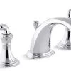 Kohler Devonshire Widespread Bathroom Faucet W/ Lever Handles, Polished Chrome -Kohler home design 83