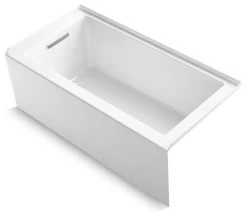 Kohler Underscore 60" X 30" Alcove Bath W/ Left-Hand Drain, White
